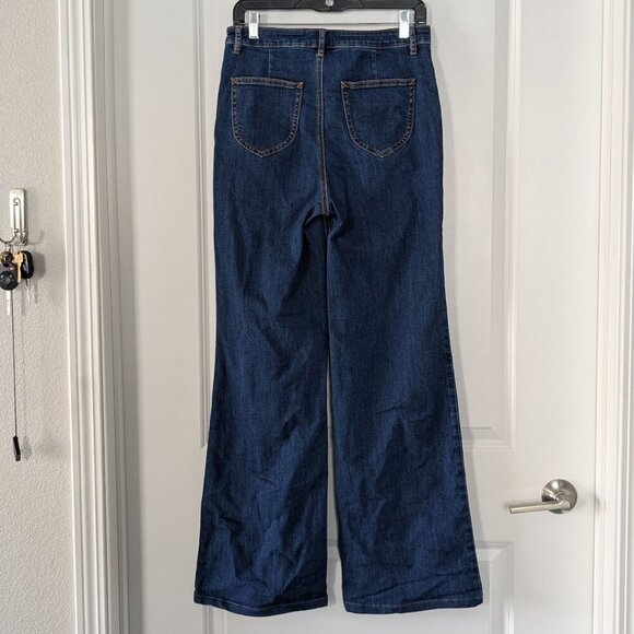 Modcloth The GRIER Wide-leg Jeans Size 10 - Picture 3 of 15